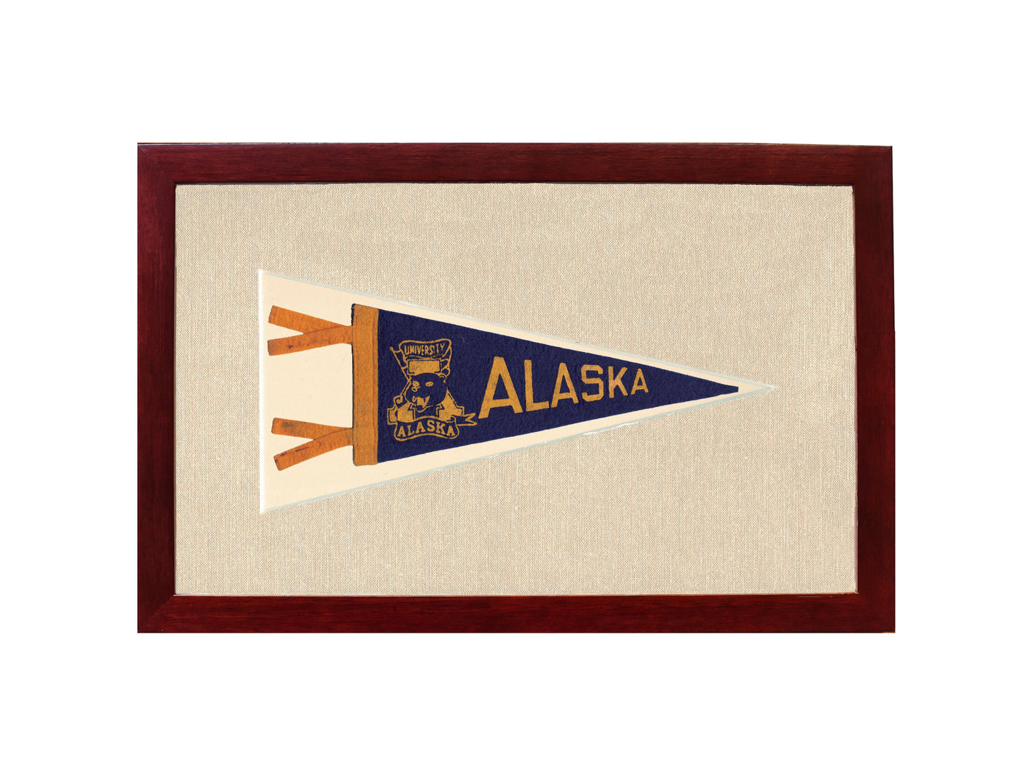 Vintage University of Alaska Pennant