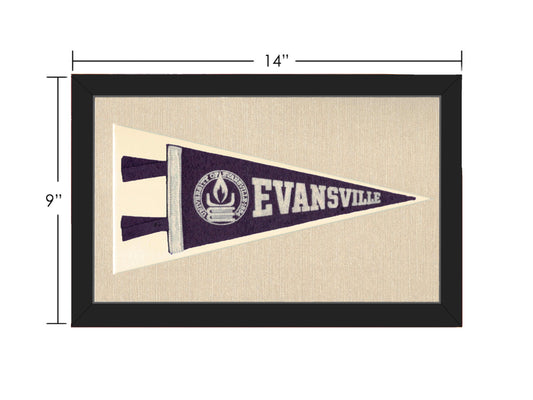 Vintage University of Evansville Pennant