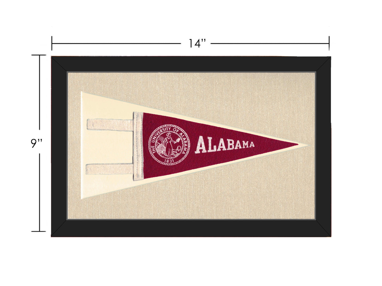 Vintage University of Alabama Pennant