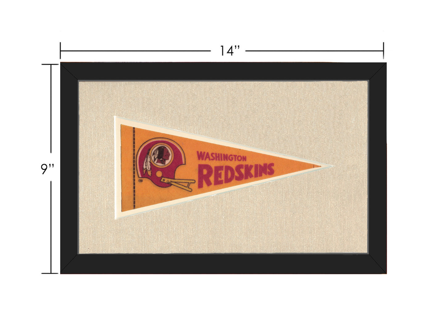 Vintage Washington Redskins Pennant