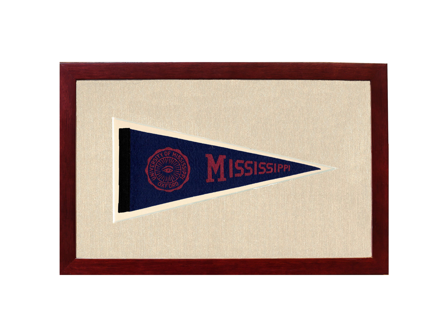 Vintage University of Mississippi Pennant
