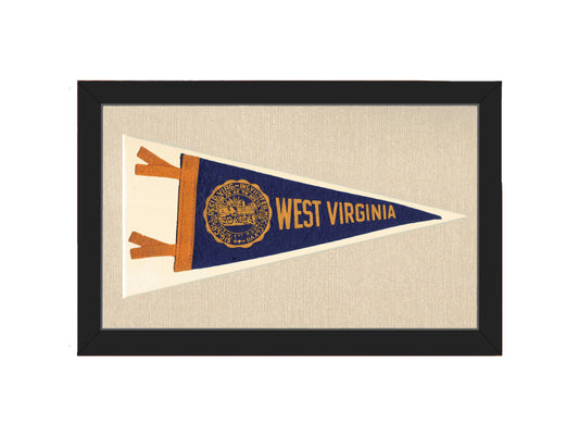 Vintage West Virginia University Pennant