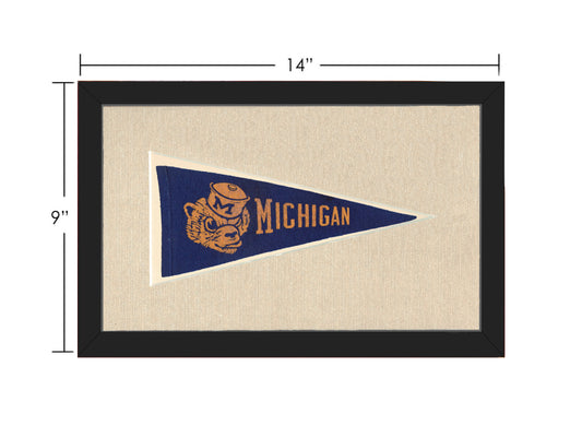 Vintage Michigan Pennant