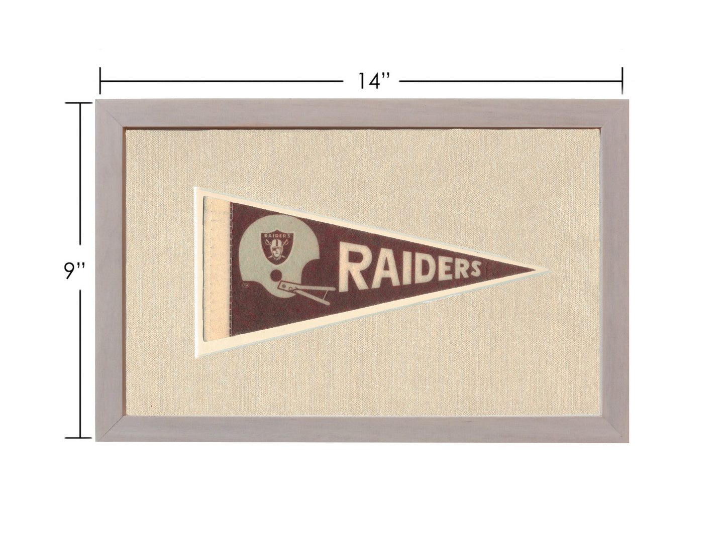 Vintage Raiders Pennant