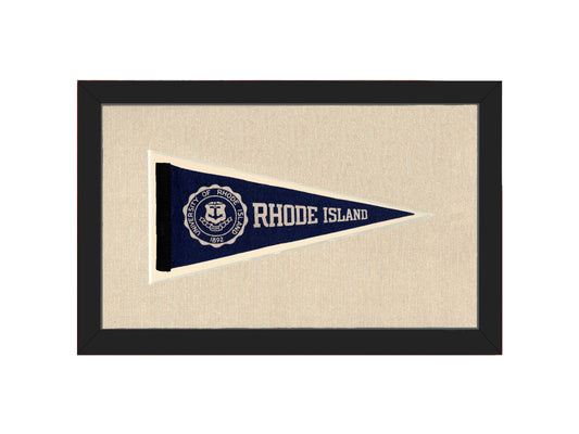 Vintage University of Rhode Island Pennant