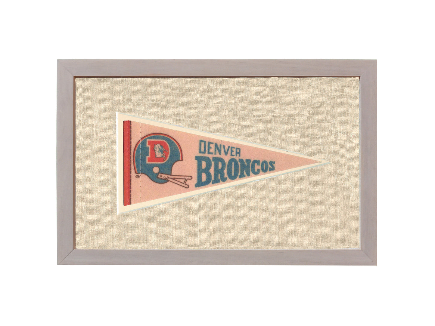 Vintage Denver Broncos Pennant