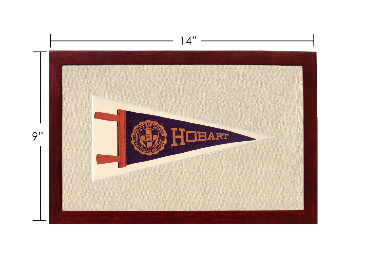 Vintage Hobart College Pennant