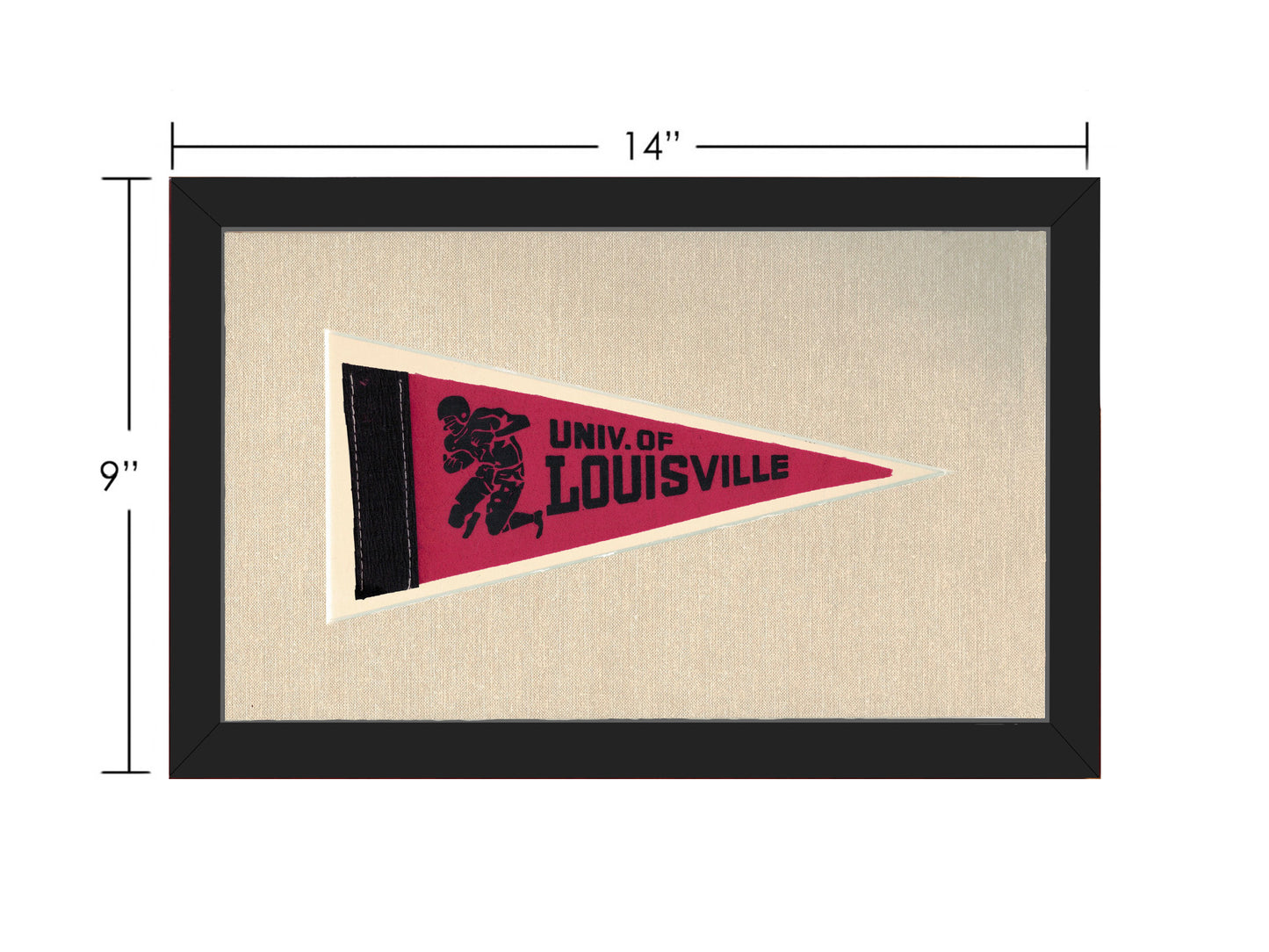Vintage University of Louisville Pennant