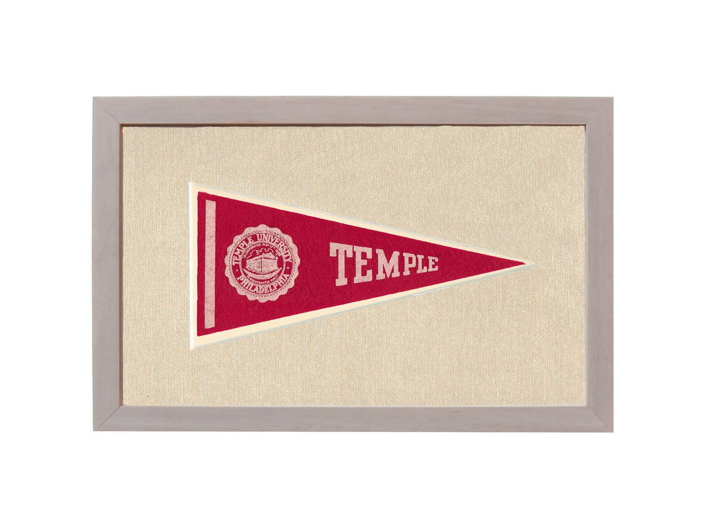 Vintage Temple University Pennant