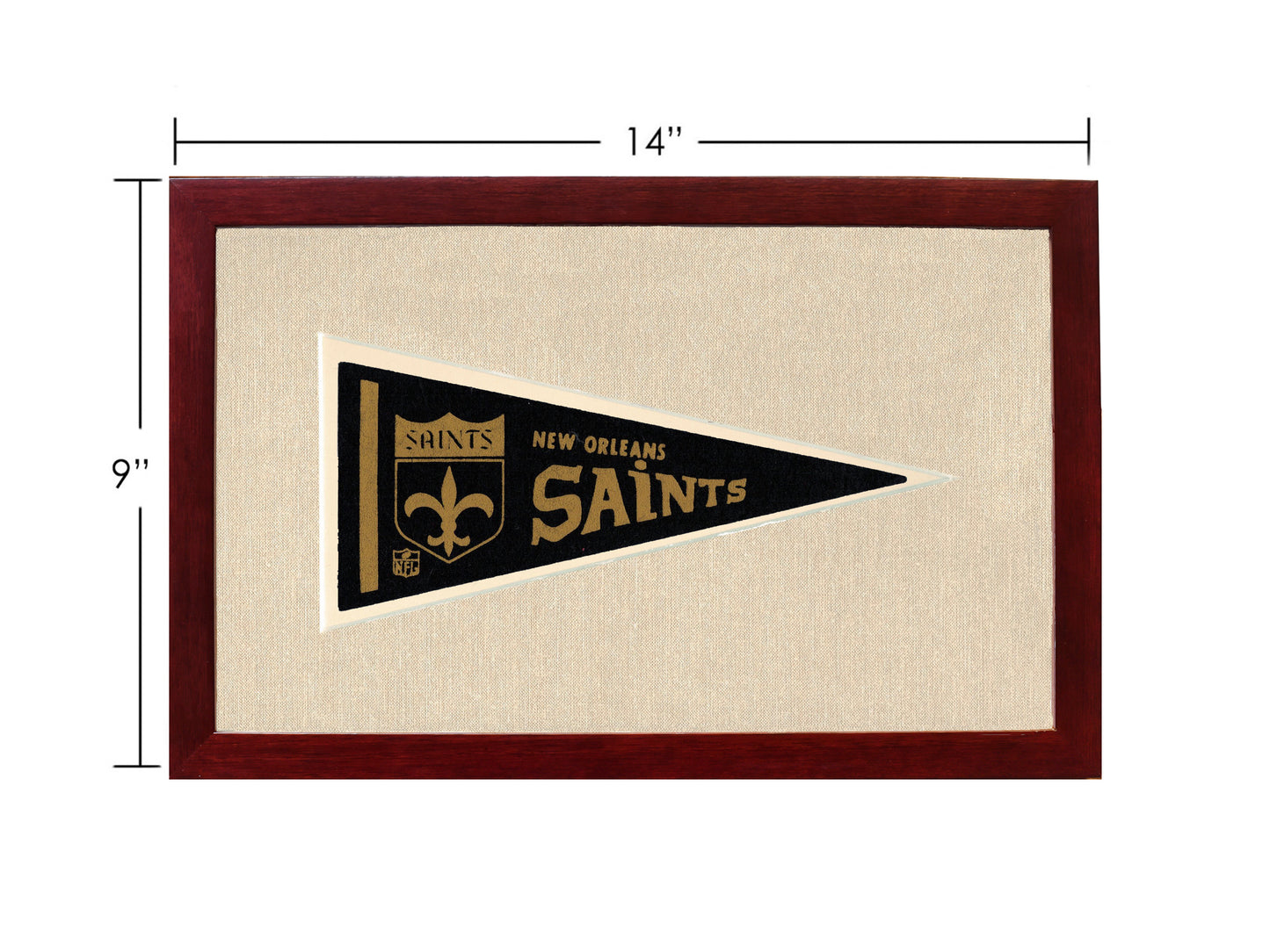 Vintage New Orleans Saints Pennant