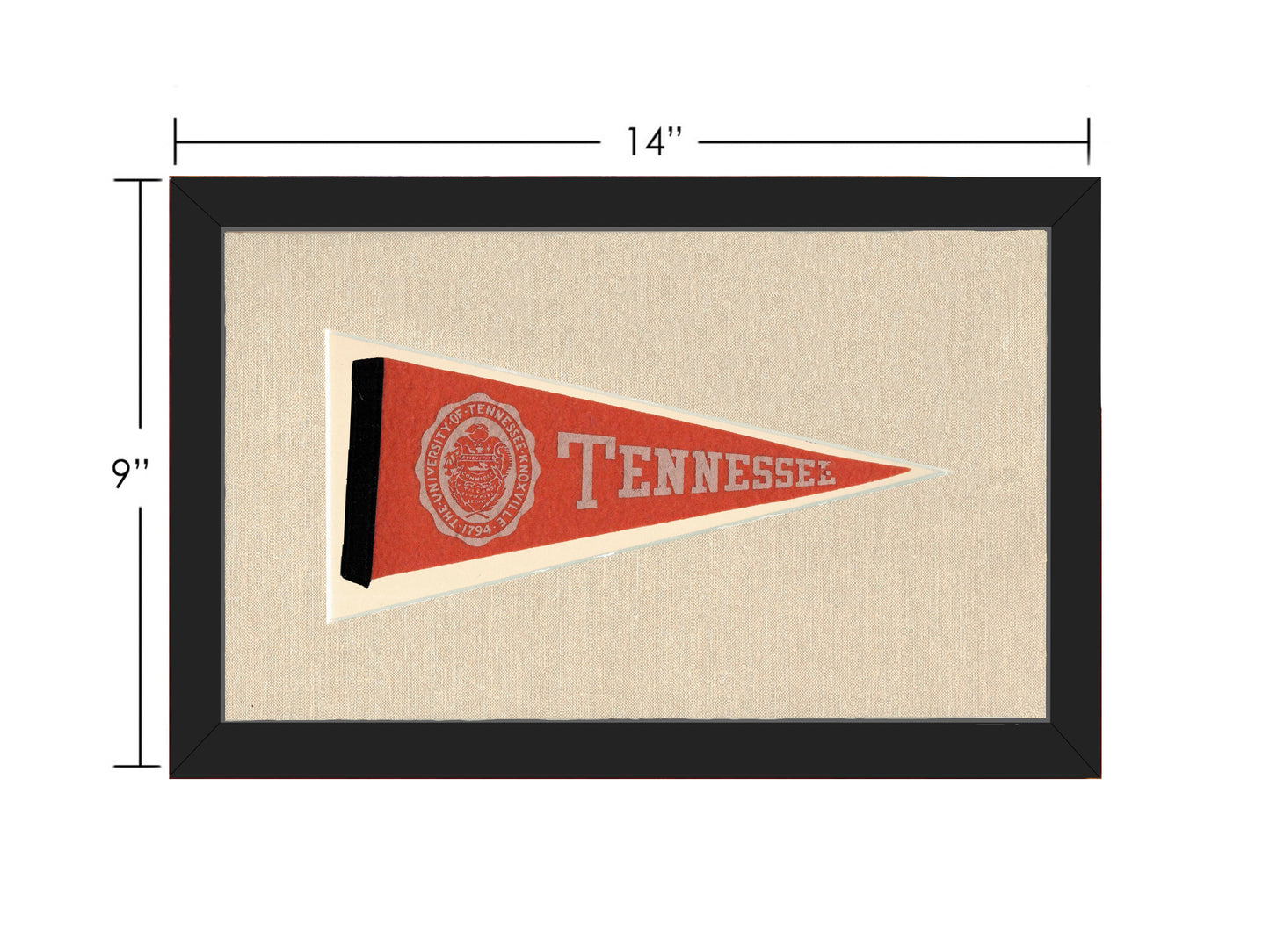 Vintage University of Tennessee Pennant
