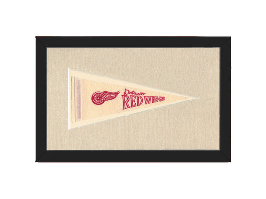 Vintage Detroit Red Wings Pennant