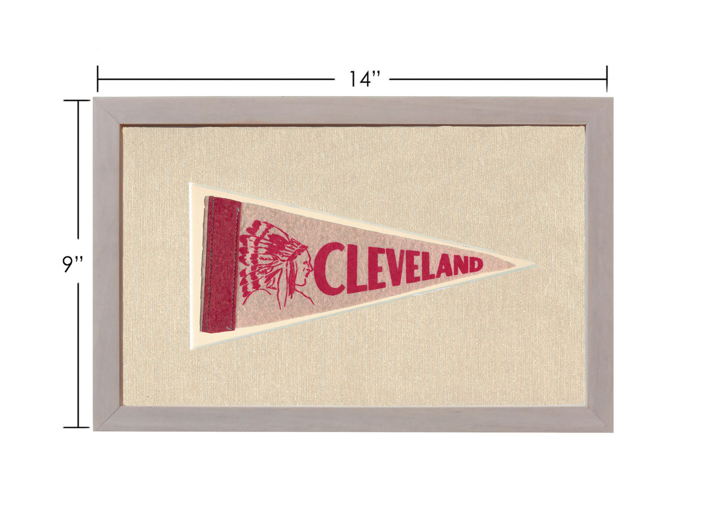 Vintage Cleveland Indians Pennant