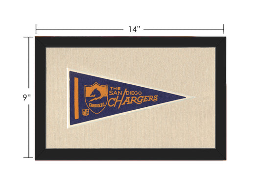 Vintage San Diego Chargers Pennant
