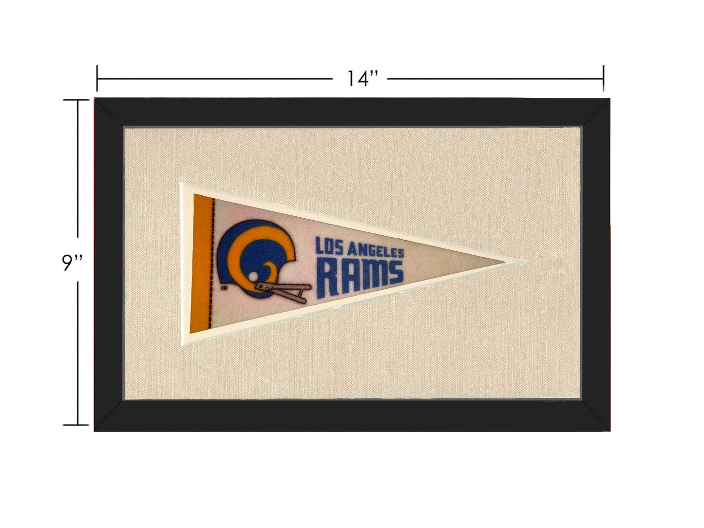 Vintage Los Angeles Rams Pennant