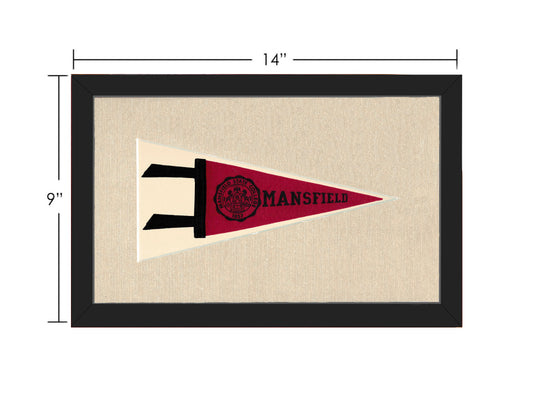 Vintage Mansfield State College Pennant