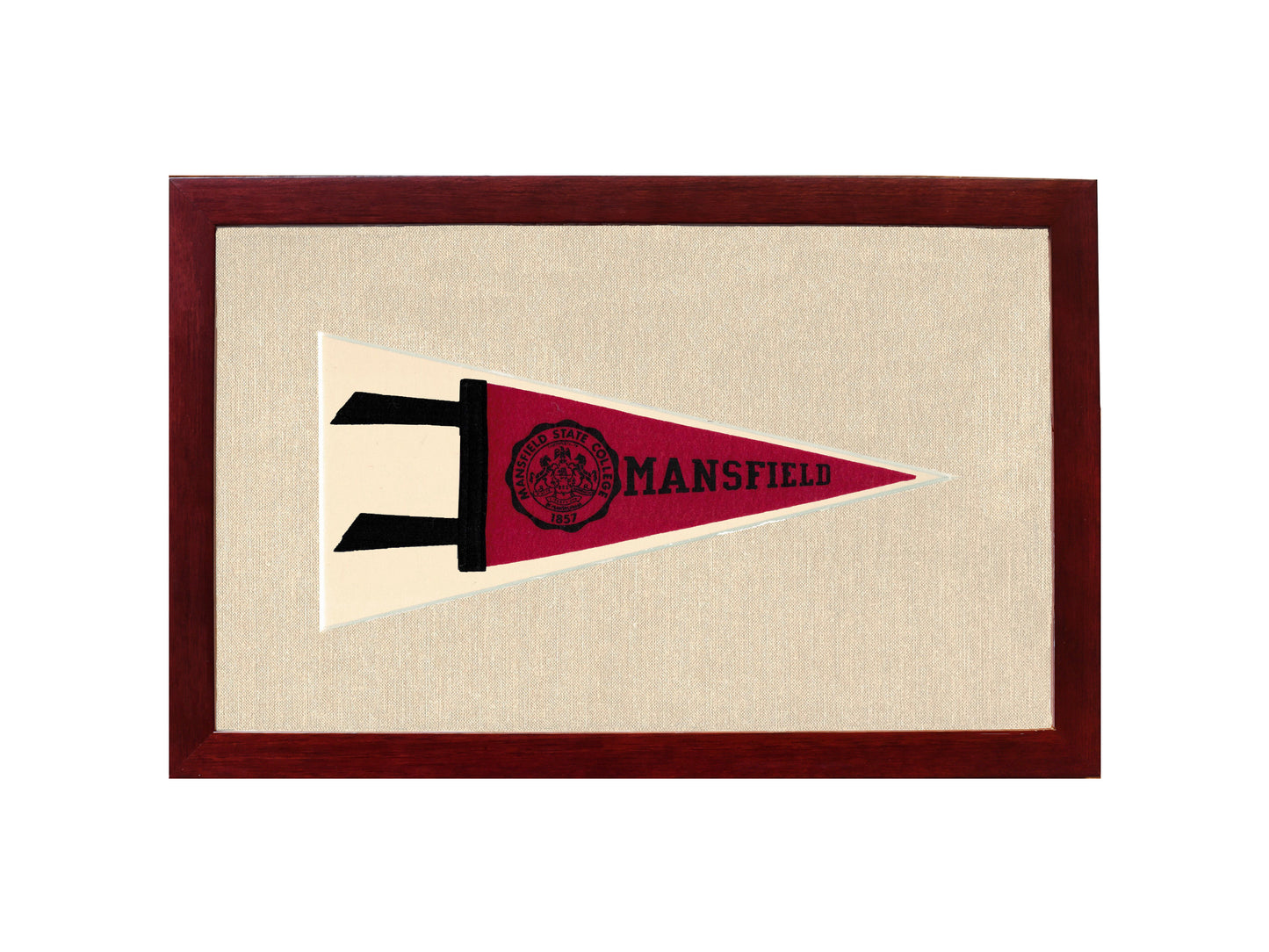 Vintage Mansfield State College Pennant