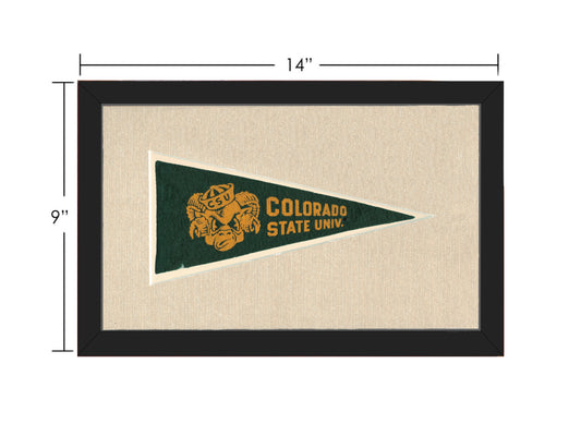 Vintage Colorado State University Pennant