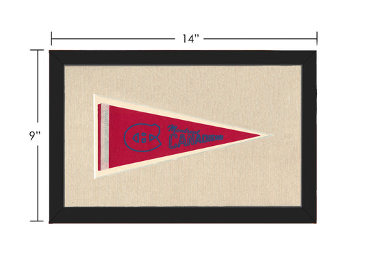 Vintage Montreal Canadiens Pennant