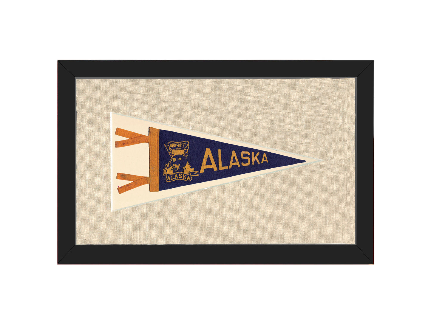 Vintage University of Alaska Pennant