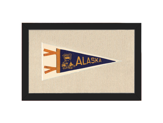 Vintage University of Alaska Pennant