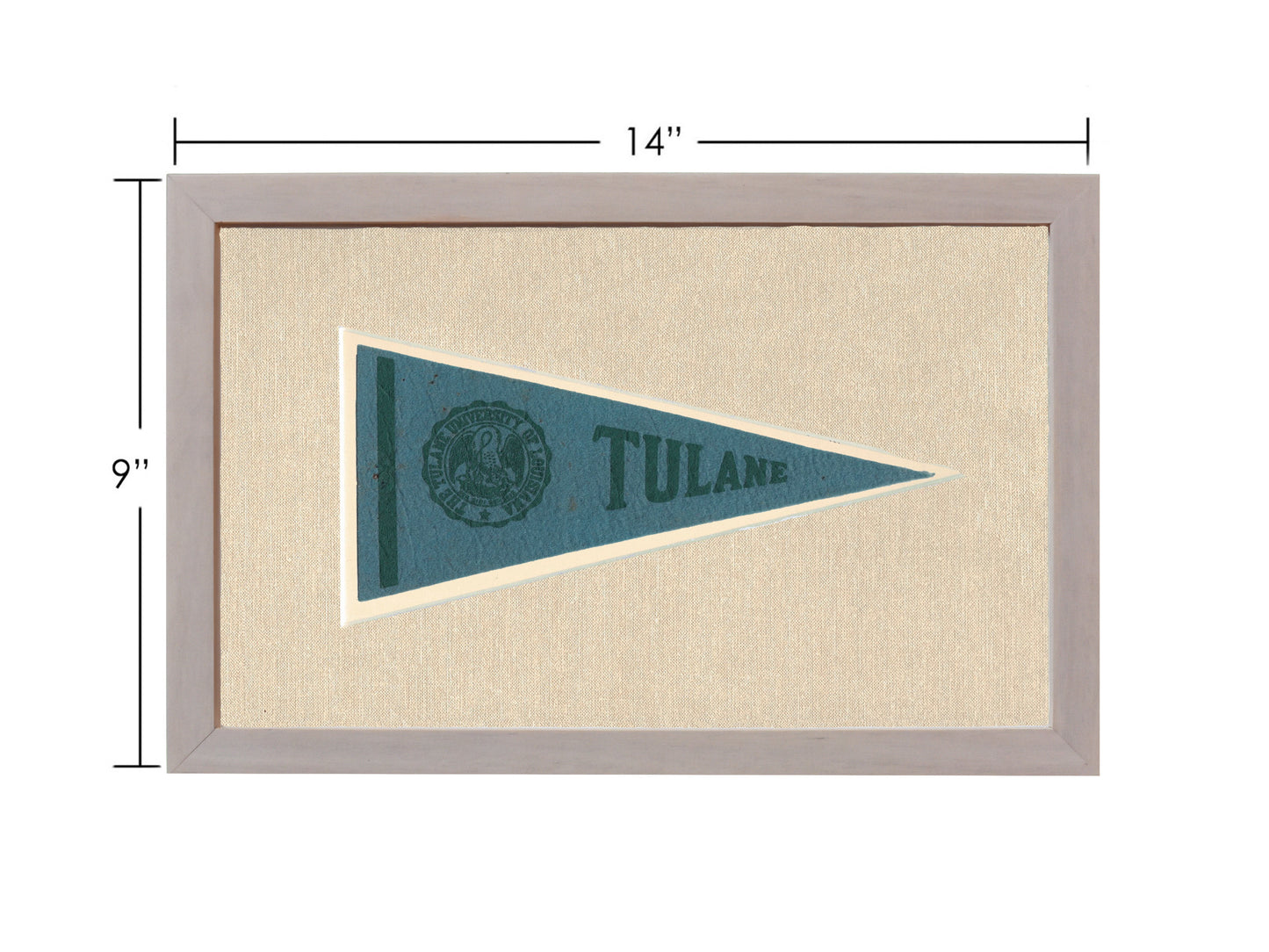 Vintage Tulane Pennant