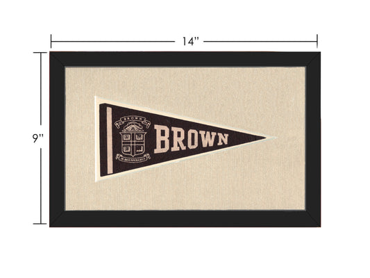 Vintage Brown Pennant