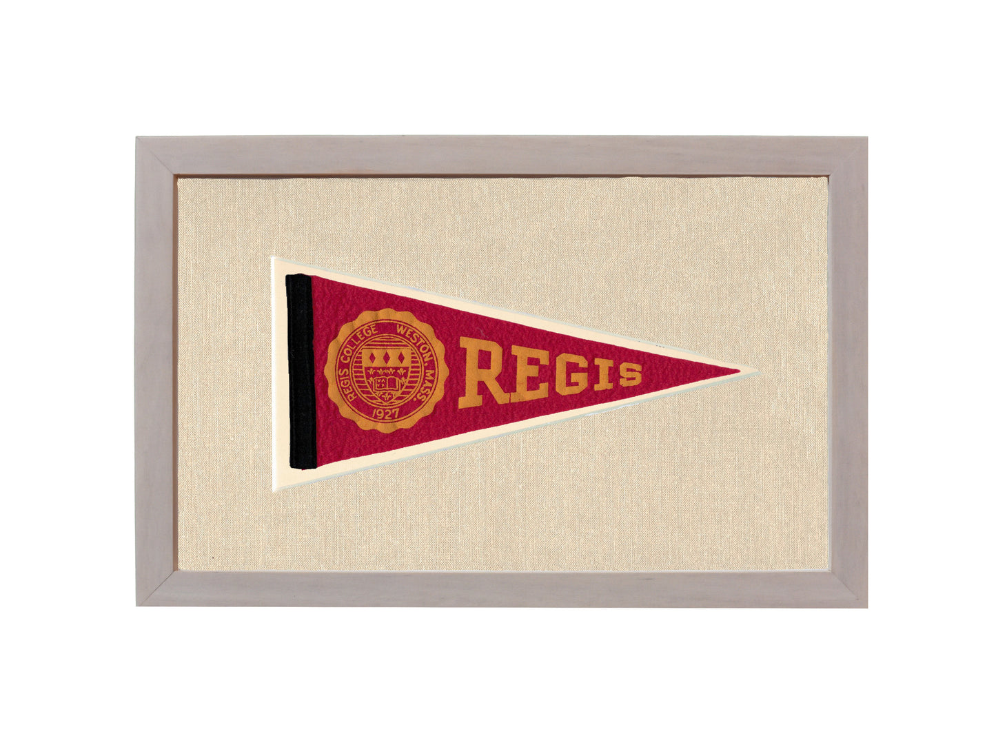 Vintage Regis College Pennant