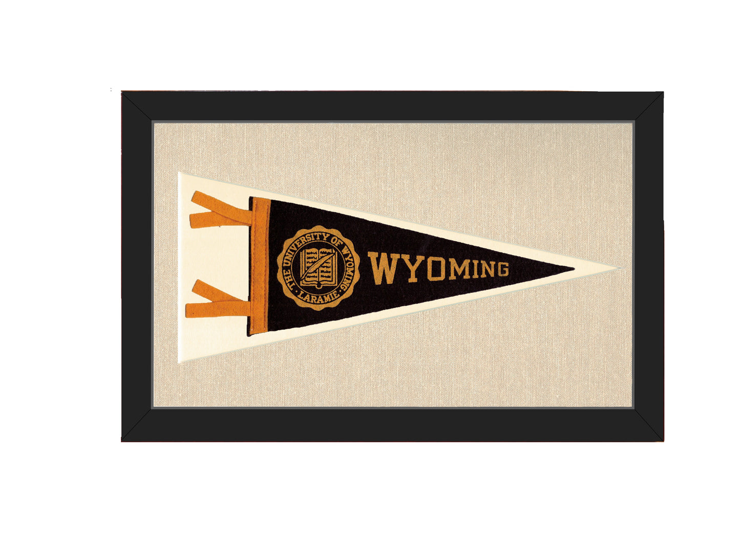 Vintage University of Wyoming Pennant