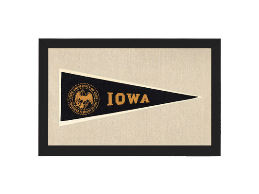 Vintage University of Iowa Hormel Pennant