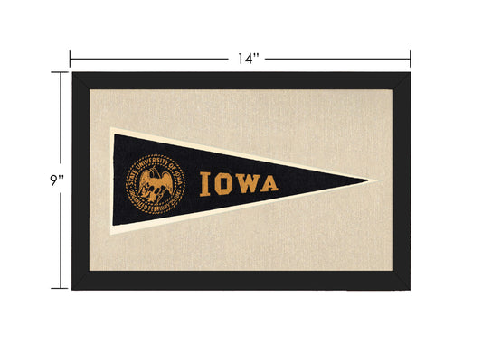 Vintage University of Iowa Hormel Pennant