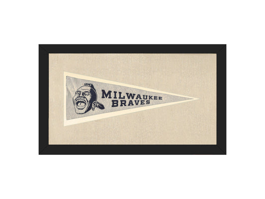 Vintage Milwaukee Braves Pennant