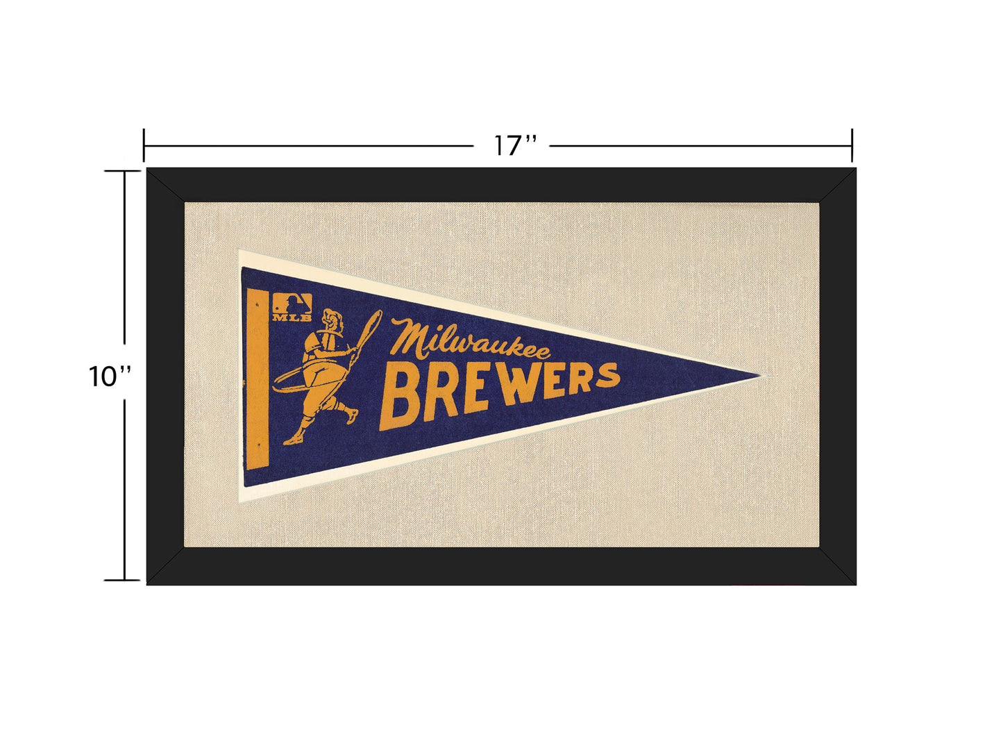Vintage Milwaukee Brewers Pennant