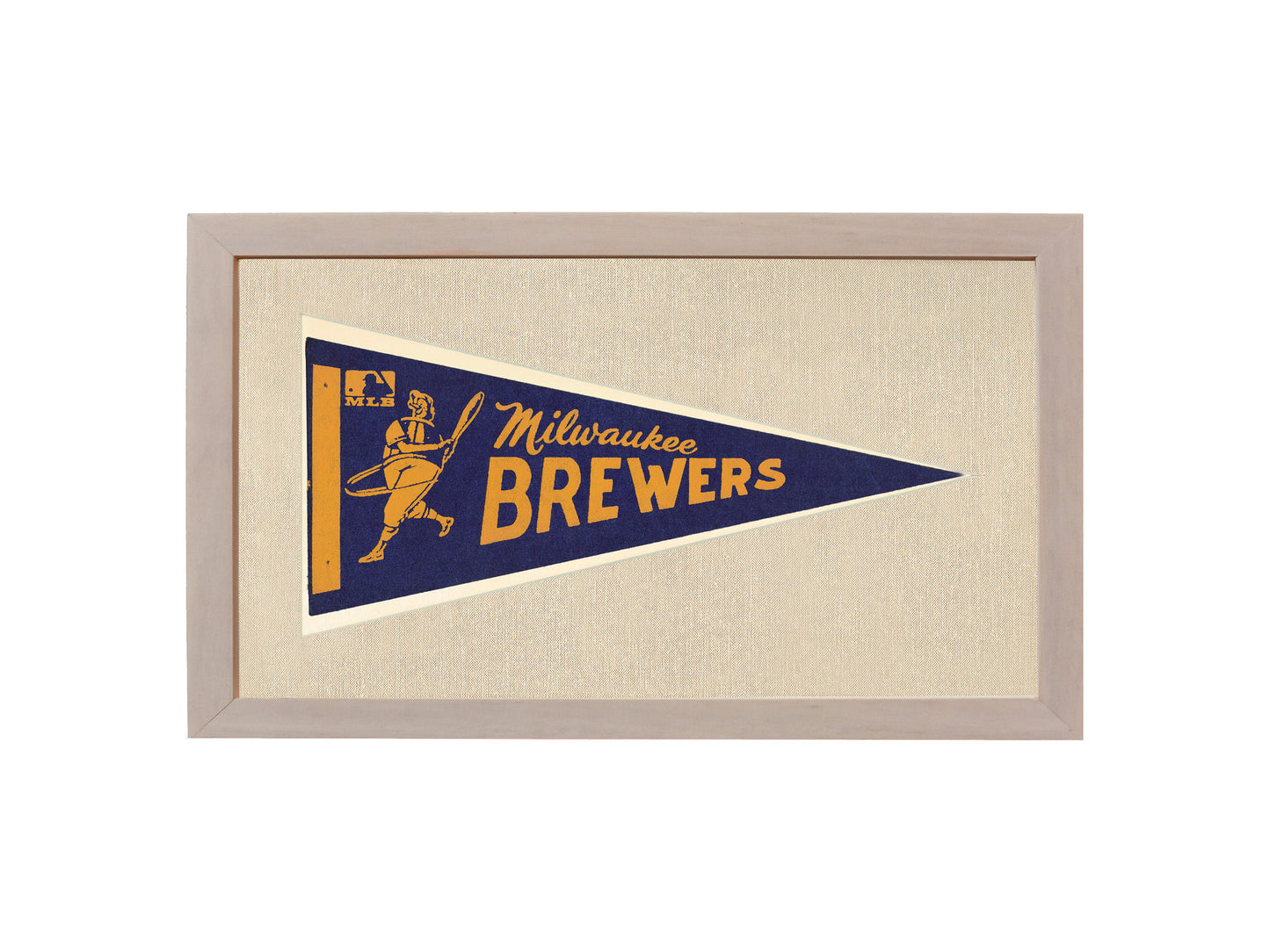 Vintage Milwaukee Brewers Pennant