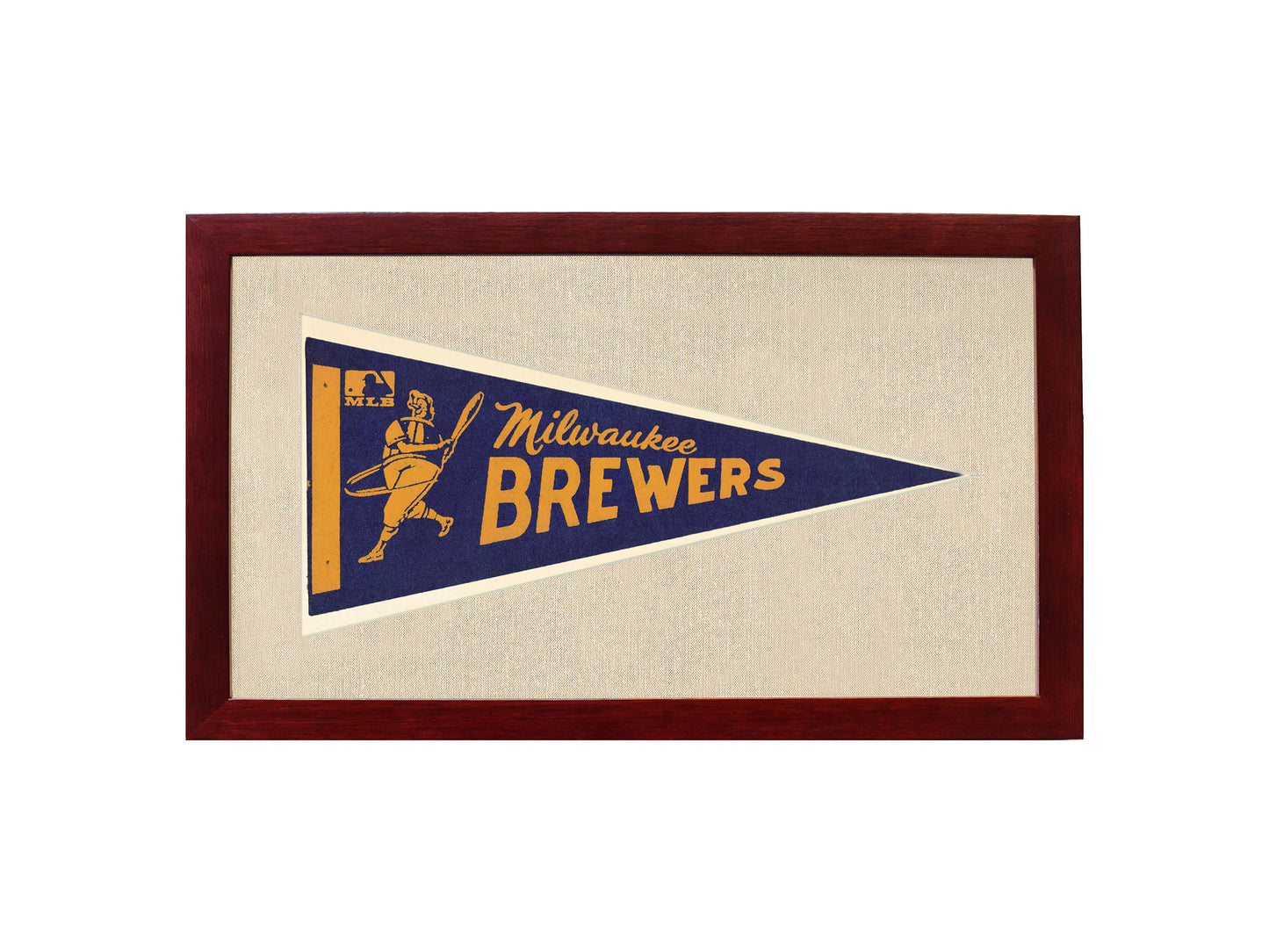 Vintage Milwaukee Brewers Pennant