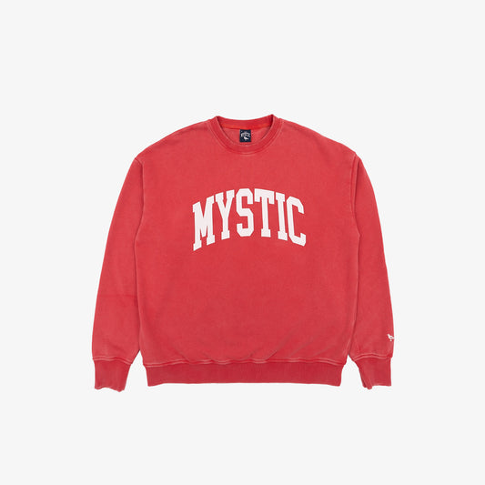 New Canaan Crewneck in Washed Red