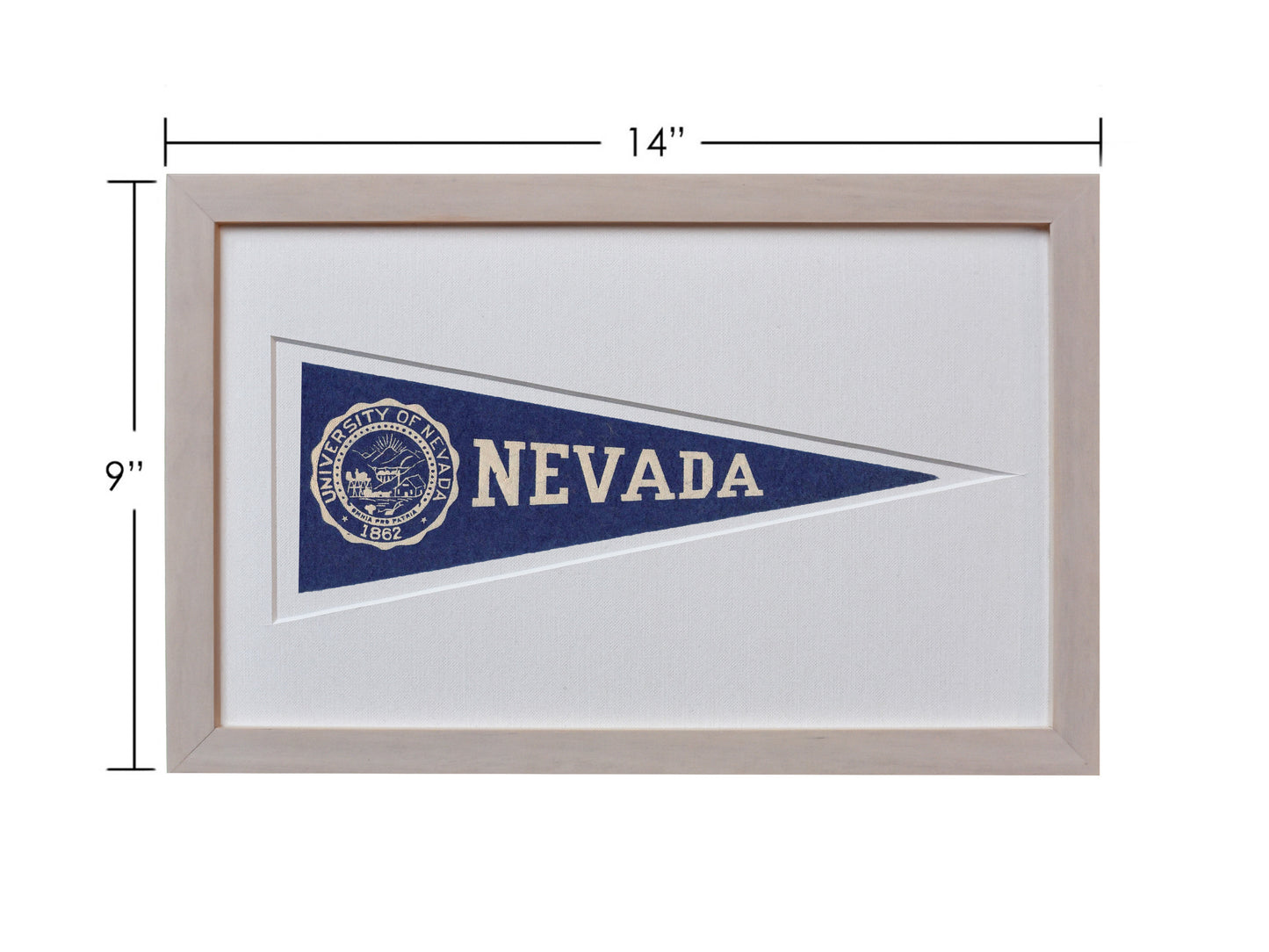Vintage University of Nevada Hormel Pennant