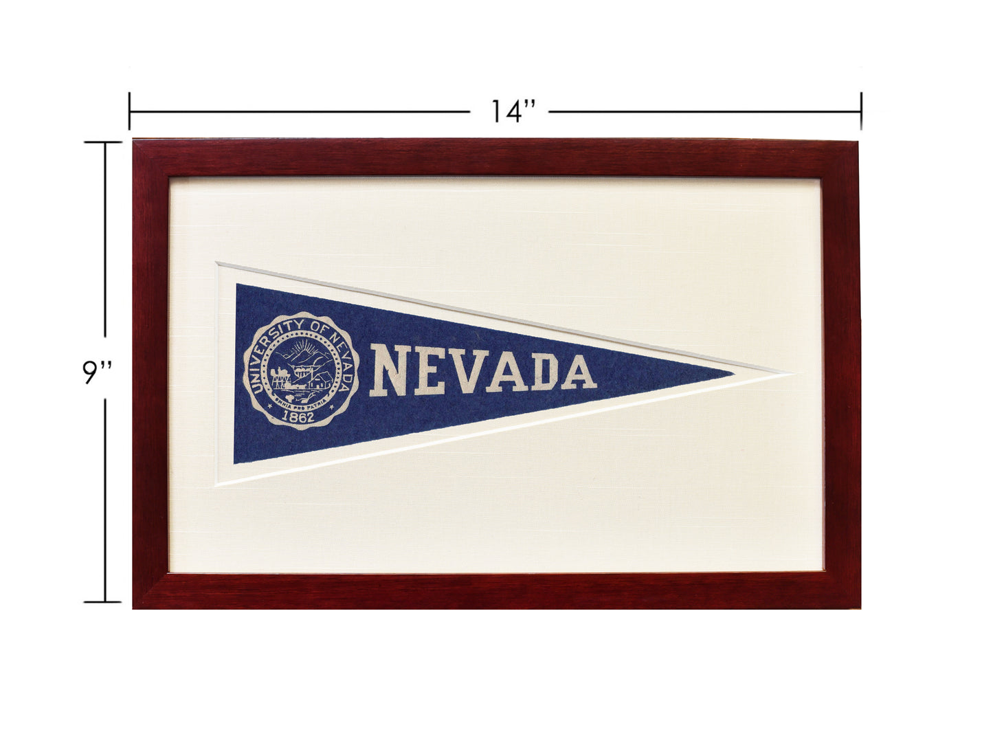 Vintage University of Nevada Hormel Pennant