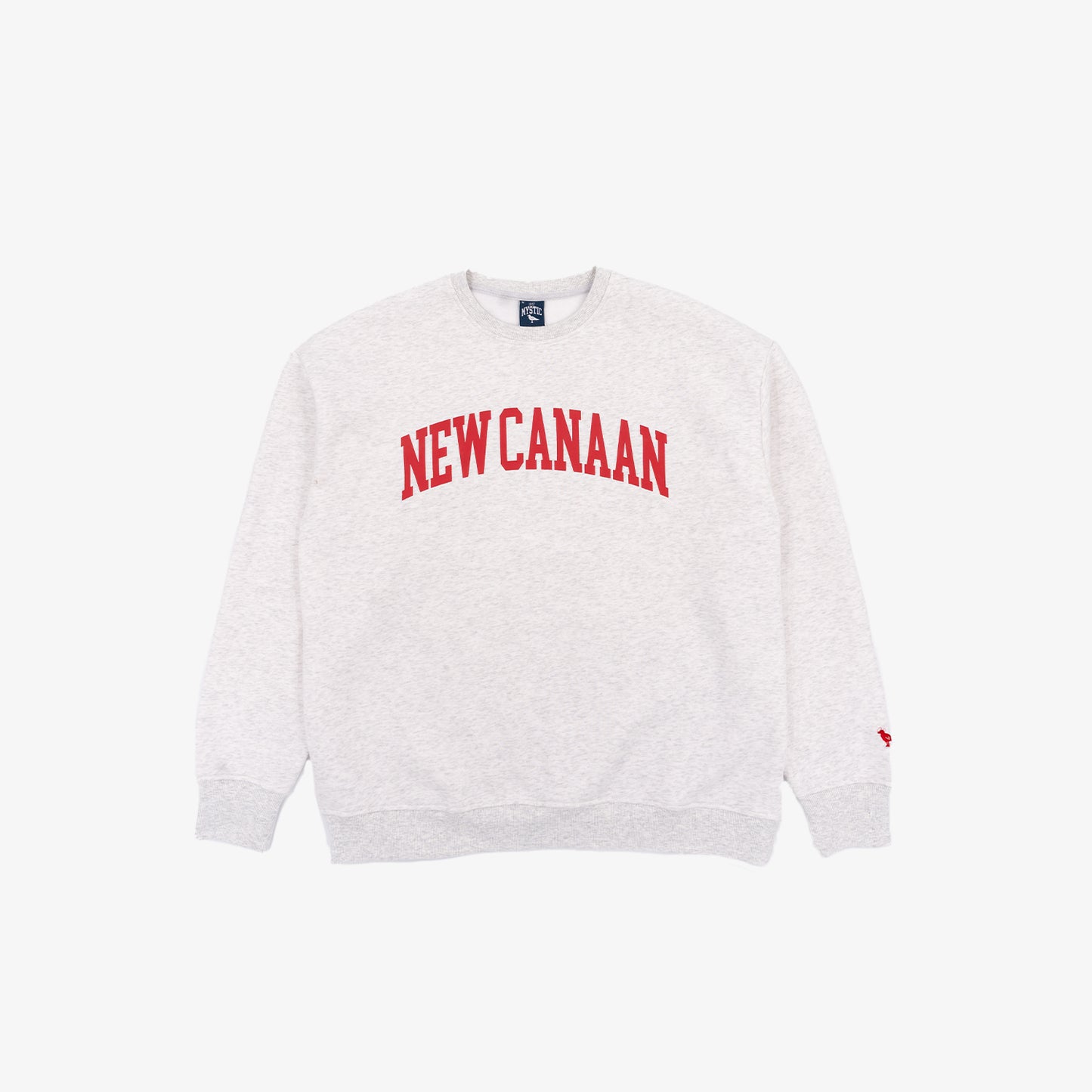 New Canaan Crewneck in Silver Grey