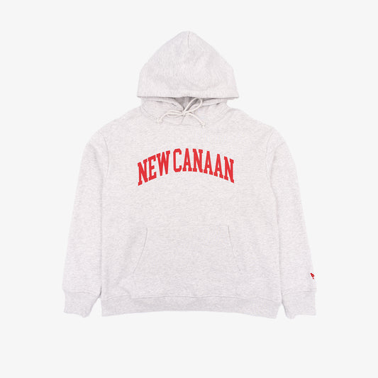 New Canaan Pullover Hoodie in Silver Grey
