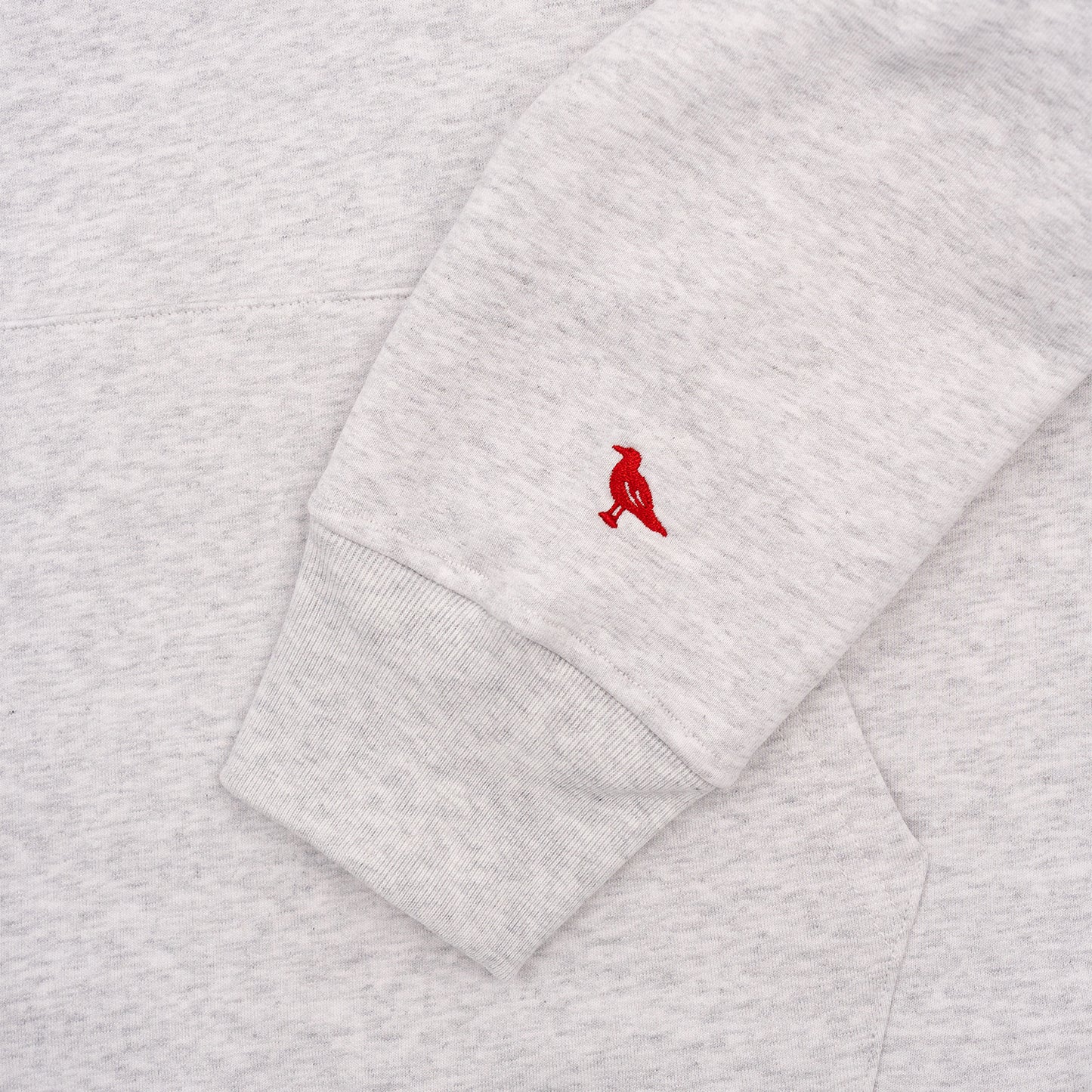 New Canaan Pullover Hoodie in Silver Grey