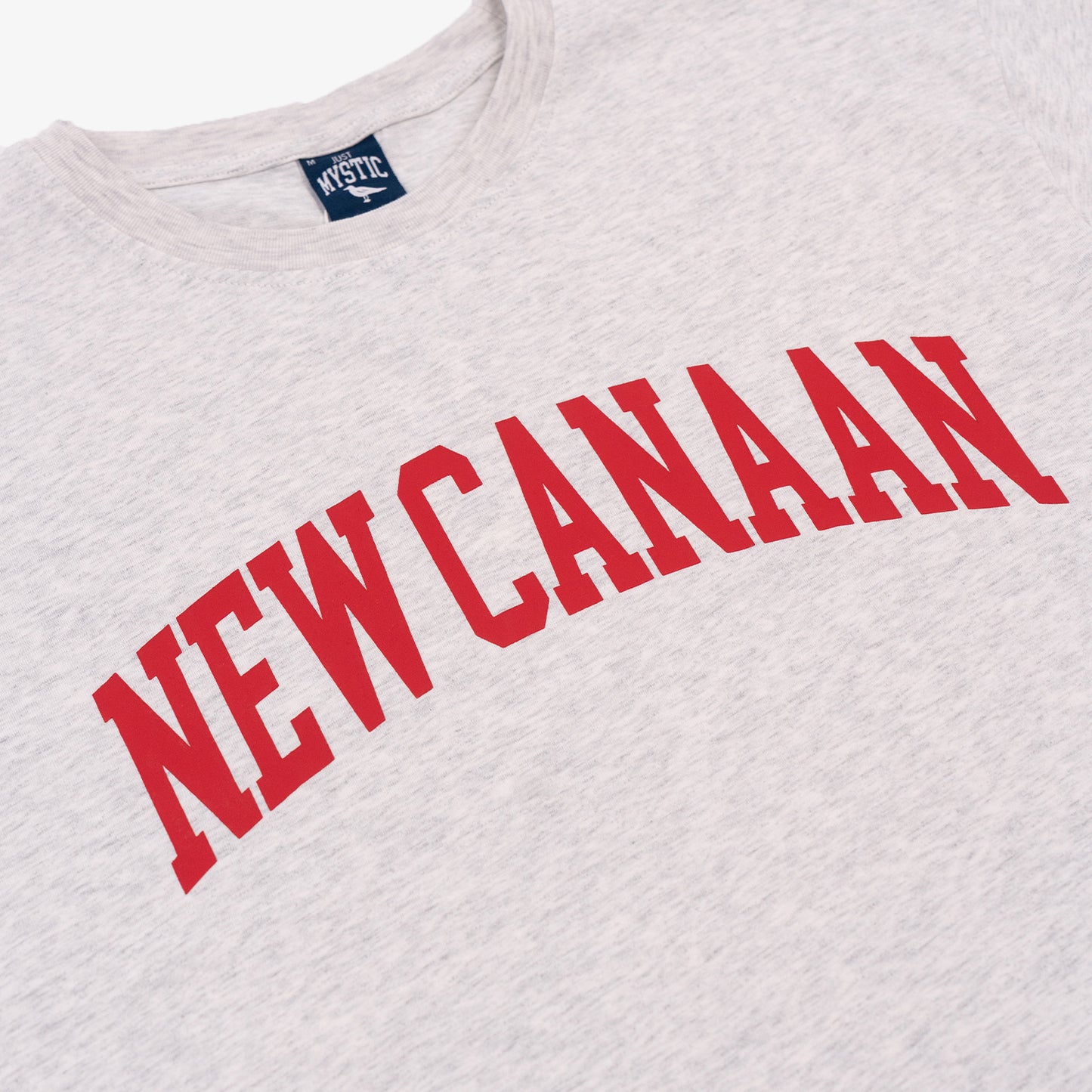 New Canaan Short-Sleeve T-Shirt in Silver Grey
