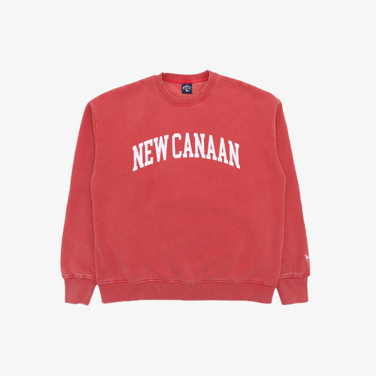 New Canaan Crewneck in Washed Red