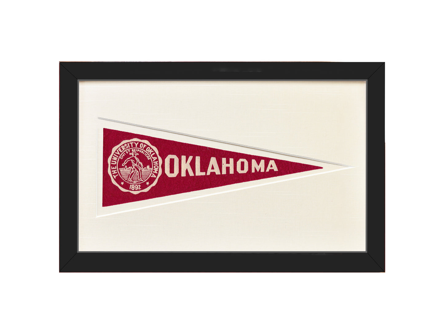 Vintage University of Oklahoma Hormel Pennant