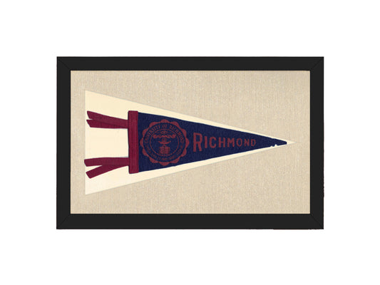 Vintage University of Richmond Pennant