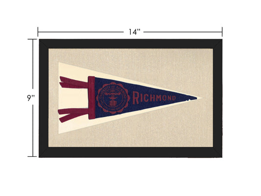 Vintage University of Richmond Pennant