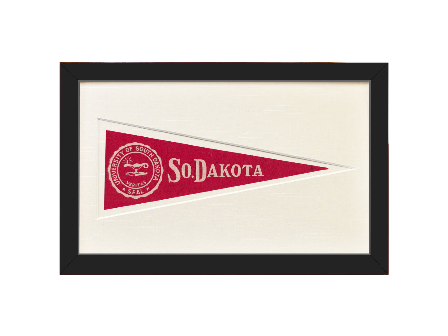 Vintage University of South Dakota Hormel Pennant
