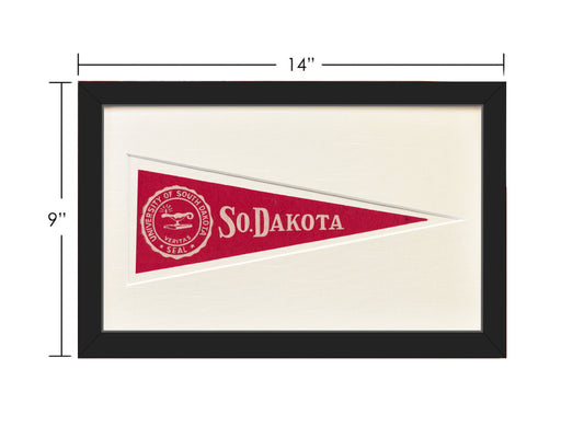 Vintage University of South Dakota Hormel Pennant