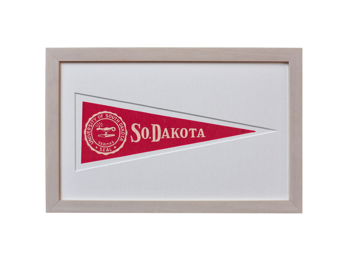 Vintage University of South Dakota Hormel Pennant