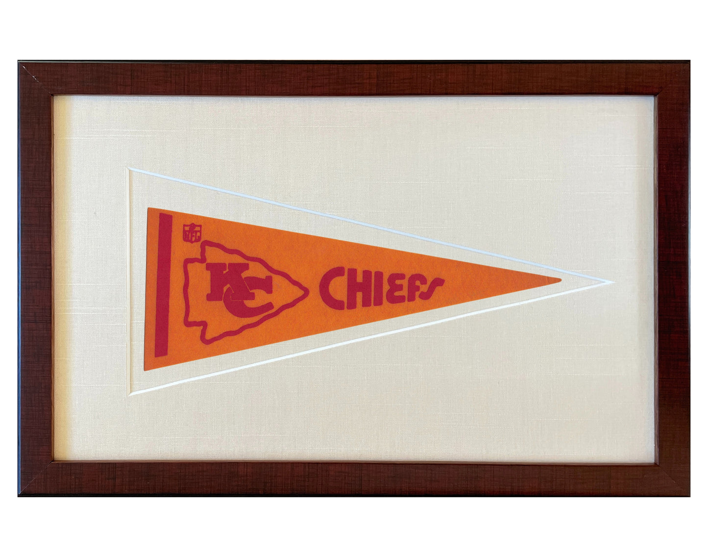 Vintage Kansas City Chiefs NFL Pennant